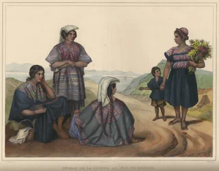 Indias de la Sierra im Südosten von Mexiko